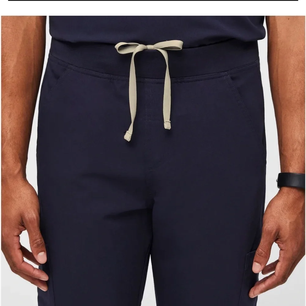 Figs -Axim Cargo Scrub Pants Mens XXL - navy
